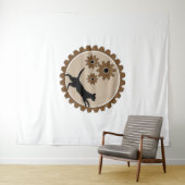 Hond aangedreven kooi met wielen wandkleed (In Situ (horizontaal))