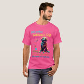 Hond achterstevoren gespeld is goed Hondenliefhebb T-shirt (Voorkant volledig)