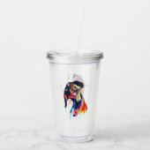 Hond Acryl Drinkbeker (Achterkant)