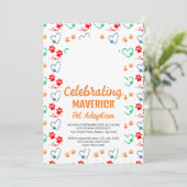  hond adoptie partij kaart (Staand voorkant)