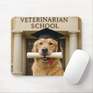 Hond Afstuderen van veterinaire school Muismat