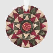 Hond Agility Custom MACH Ribbon Acryl Kerstmis Ornament (voorkant)