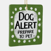 Hond Alert Ornament (Rechts)