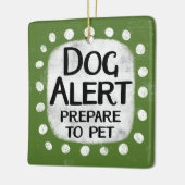 Hond Alert Ornament (Links)