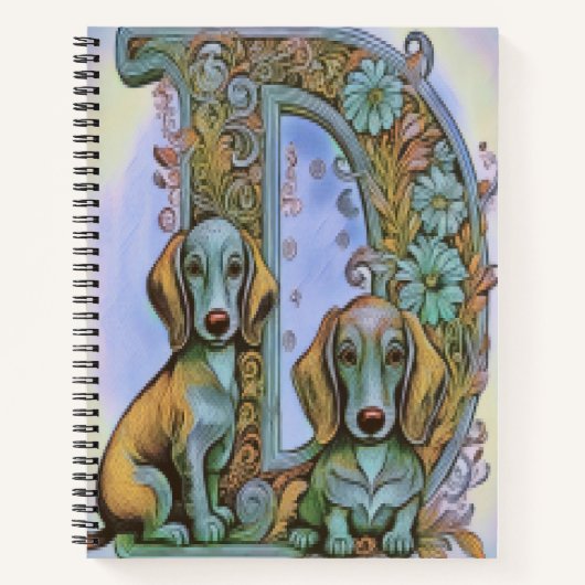 Hond Alfabet  Notitieboek (Voorkant)