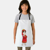 Hond als brandweerman met Helmet Schort (Insitu)