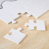 Hond als bruidegom met lint legpuzzel (Zijkant)