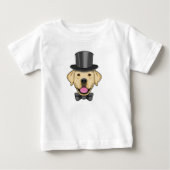 Hond als bruidegom met strik (Voorkant)