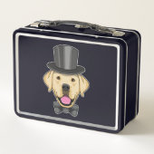 Hond als bruidegom met strik (Achterkant)