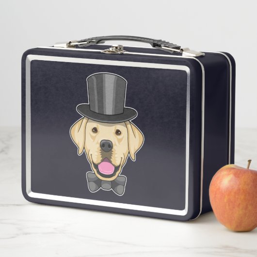 Hond als bruidegom met strik (In situ)