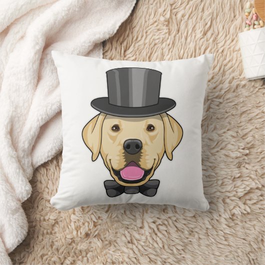 Hond als bruidegom met strik kussen (Deken)