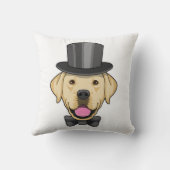 Hond als bruidegom met strik kussen (Achterkant)