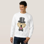 Hond als bruidegom met strik trui (Voorkant volledig)