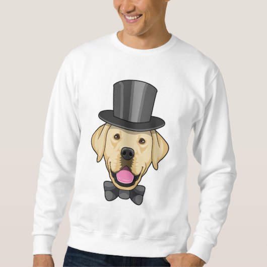 Hond als bruidegom met strik trui (Voorkant)