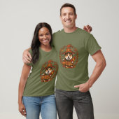 hond als herfst kabouter t-shirt (Unisex)