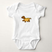 Hond als hotdog romper (Voorkant)