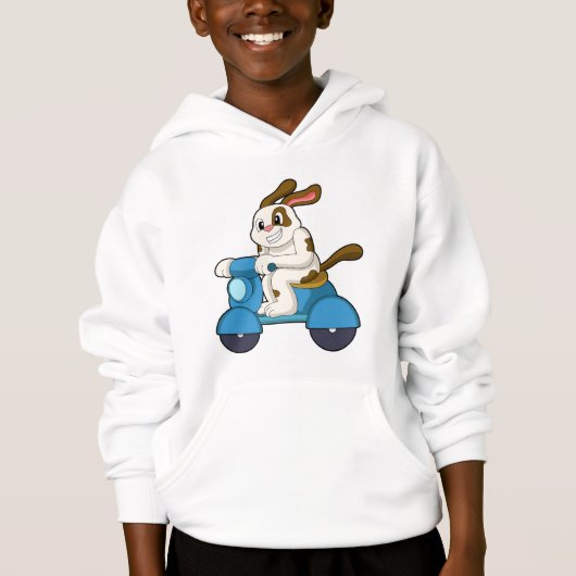Hond als motorrijder met scooter.PNG (Voorkant)