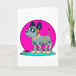 Hond als robot kaart