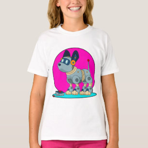 Hond als Robot T-shirt