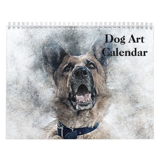Hond Art 2025 Kalender (Hoes)