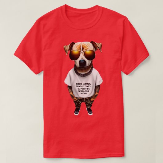 Hond Athisure T-shirt (Design voorkant)