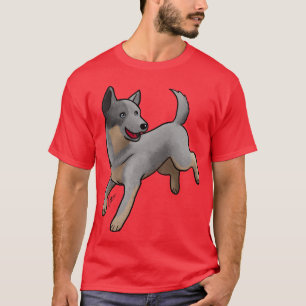 Hond Australisch Rund Hond Blauwe Heller vriend vi T-shirt