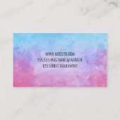 Hond Bad Wash | Zeepbellen Visitekaartje (Achterkant)