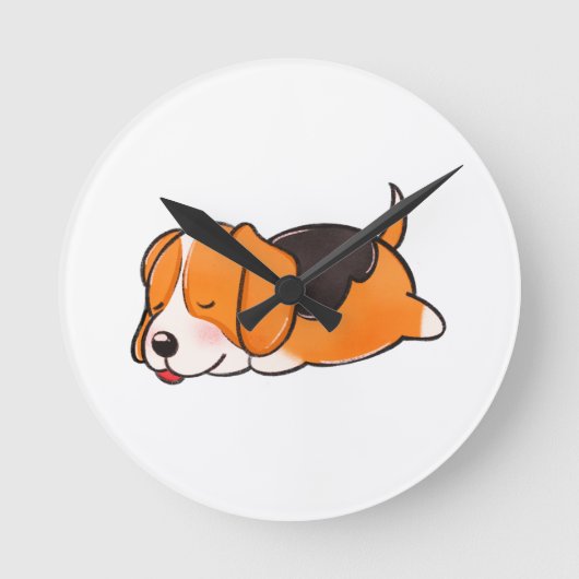 Hond, Beagle, Natuur Ronde Klok (Voorkant)