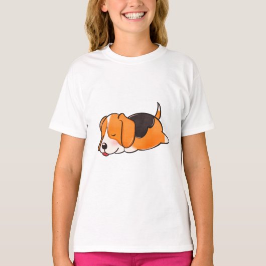 Hond, Beagle, Natuur T-shirt (Voorkant)