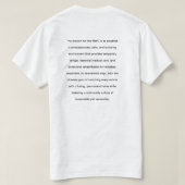 Hond bedrijfsshirt t-shirt (Design achterkant)