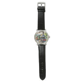 Hond begroet stoomtrein horloge (Vlak)