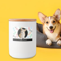 Hond behandelt geïllustreerde schattige botten met