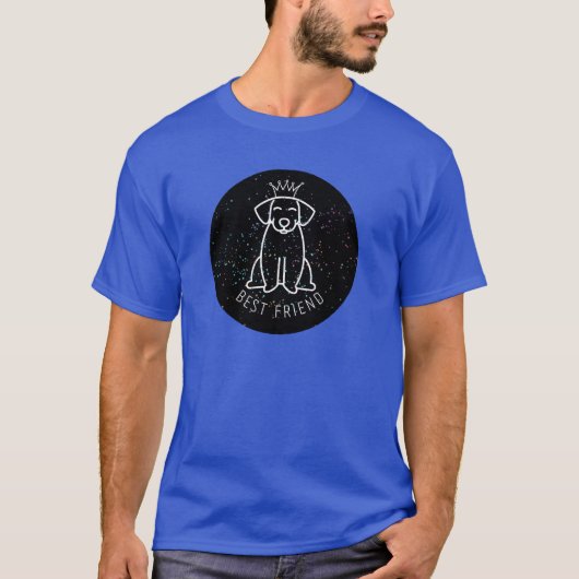 Hond beste vriend t-shirt (Voorkant)