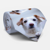 Hond Beste vriend van de mens Stropdas (Opgerold)