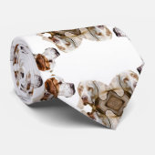 Hond beste vriend van de mens stropdas (Opgerold)