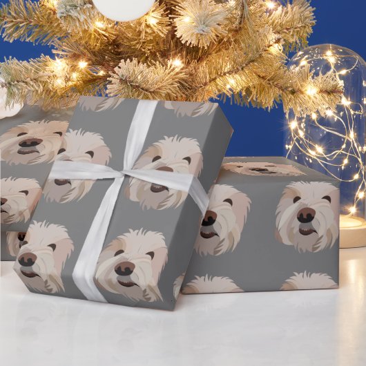 Hond Bichon Frise Leuke Hond Cadeaupapier (Feestdagen)