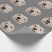 Hond Bichon Frise Leuke Hond Cadeaupapier (Hoek)
