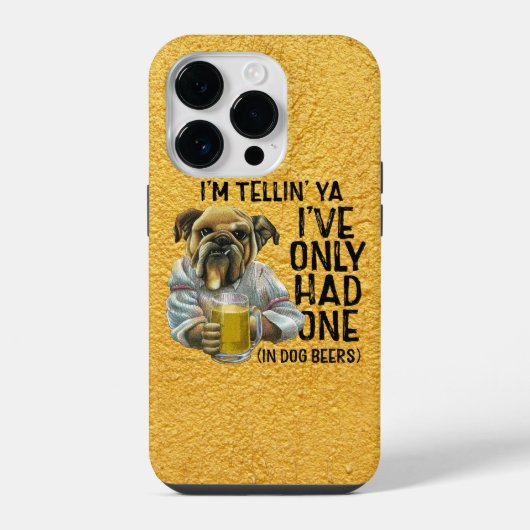 Hond Bier Case-Mate iPhone Hoesje iPhone 14 Plus Hoesje (Achterkant)