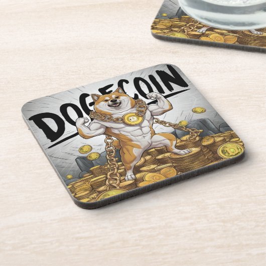 hond bier onderzetter (Linkerzijde)