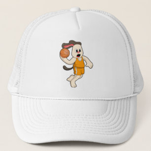 Hond bij de Basketball Sports Trucker Pet