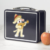 Hond bij Muziek met Guitar (In situ)