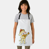 Hond bij Muziek met Guitar Schort (Insitu)