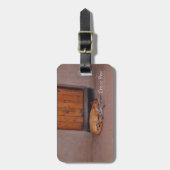 Hond bij Rest Bagagelabel (Voorkant verticaal)