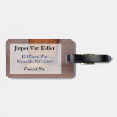 Hond bij Rest Bagagelabel (Achterkant horizontaal)