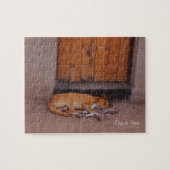 Hond bij Rest Legpuzzel (Horizontaal)