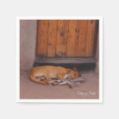 Hond bij Rest Servet (Voorkant)