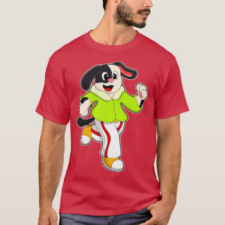 Hond bij Running 3 T-shirt