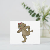 Hond bij Yoga Fitness Briefkaart (Staand voorkant)