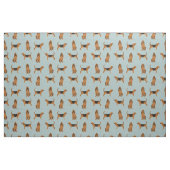 hond blauw stof (Fat Quarter)