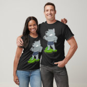 Hond Bodybuilder Dumbbell Bodybuilding T-shirt (Unisex)